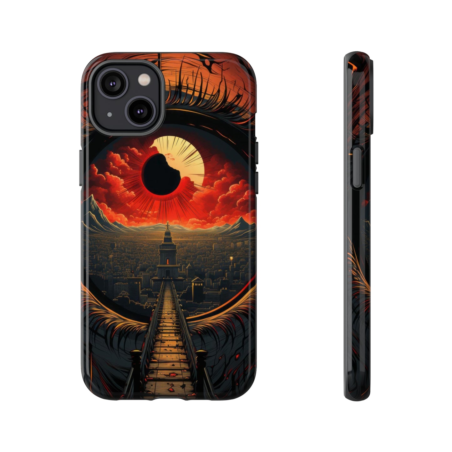 Red Eye Odyssey: Bridge to Enigma City Phone Case for iPhone, Samsung, Pixel