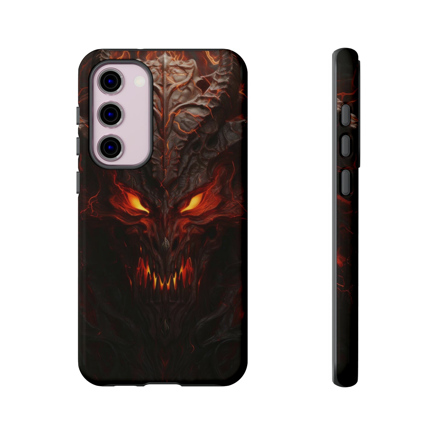 Eternal Inferno: Dragon's Fiery Maw Phone Case for iPhone, Samsung, Pixel