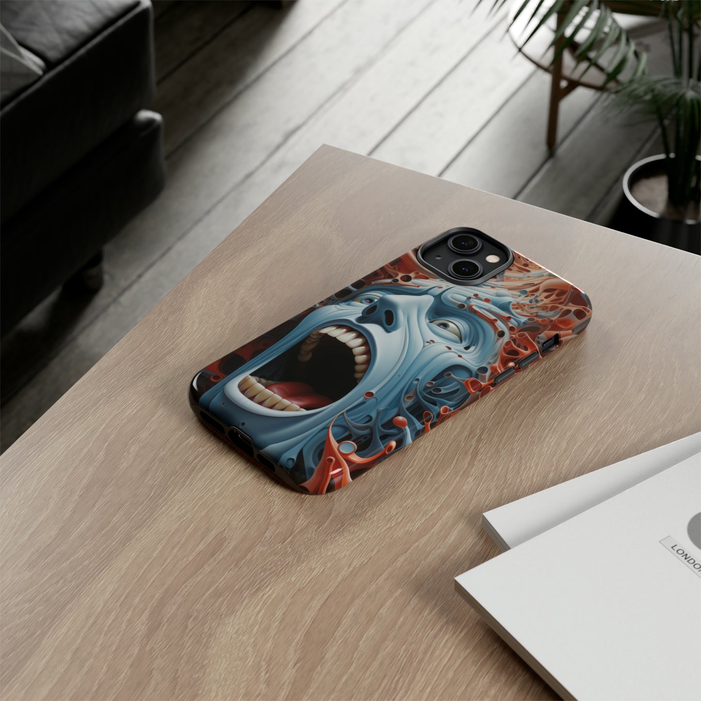 Abstract Shout into Eternity - Surrealistic Design Case for iPhone, Samsung, Pixel