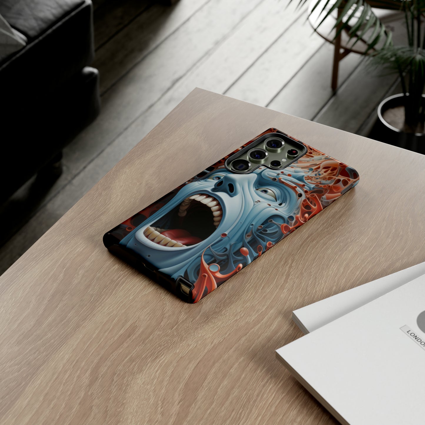 Abstract Shout into Eternity - Surrealistic Design Case for iPhone, Samsung, Pixel