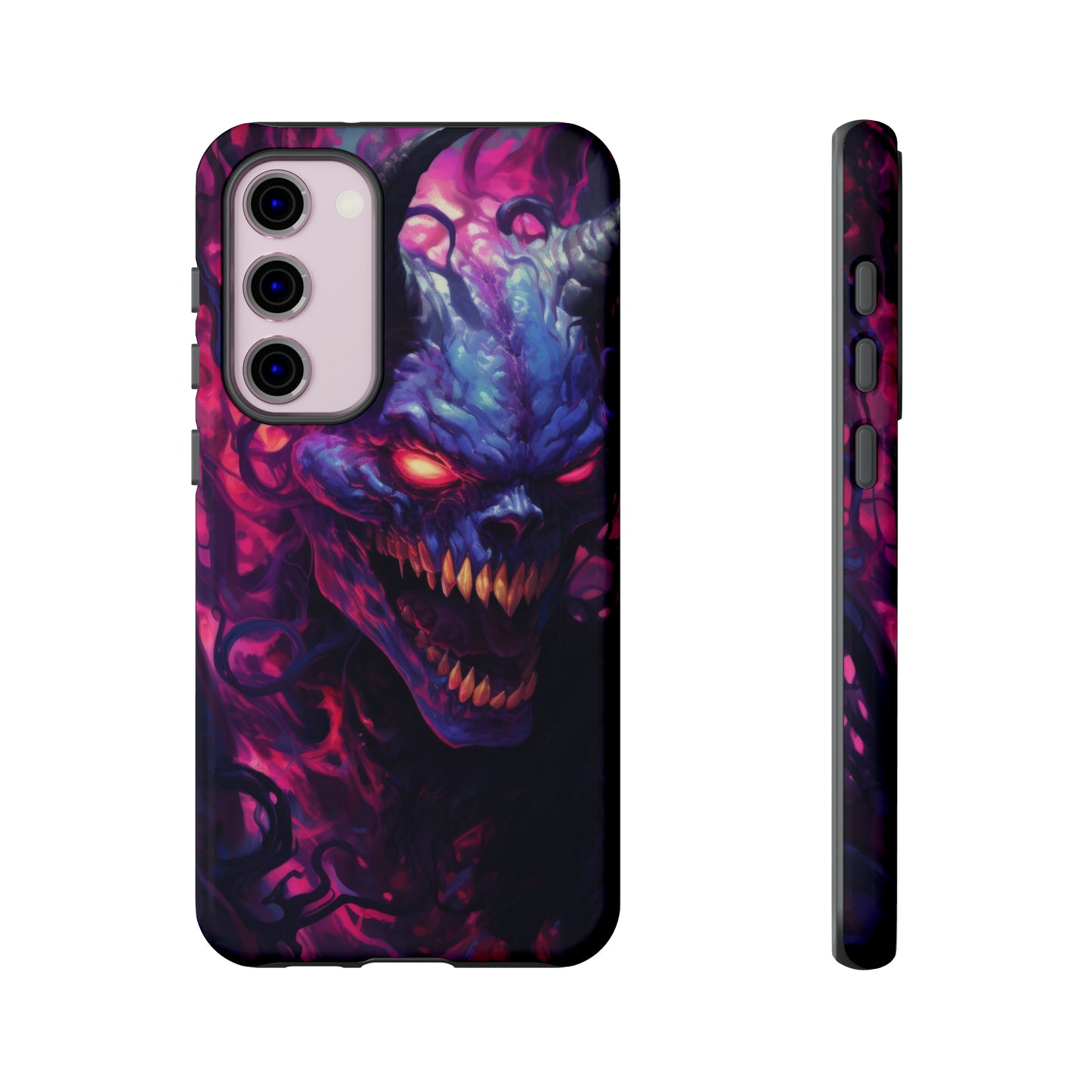 Purple Haze Demon: Ethereal Mist Magic Phone Case for iPhone, Samsung, Pixel