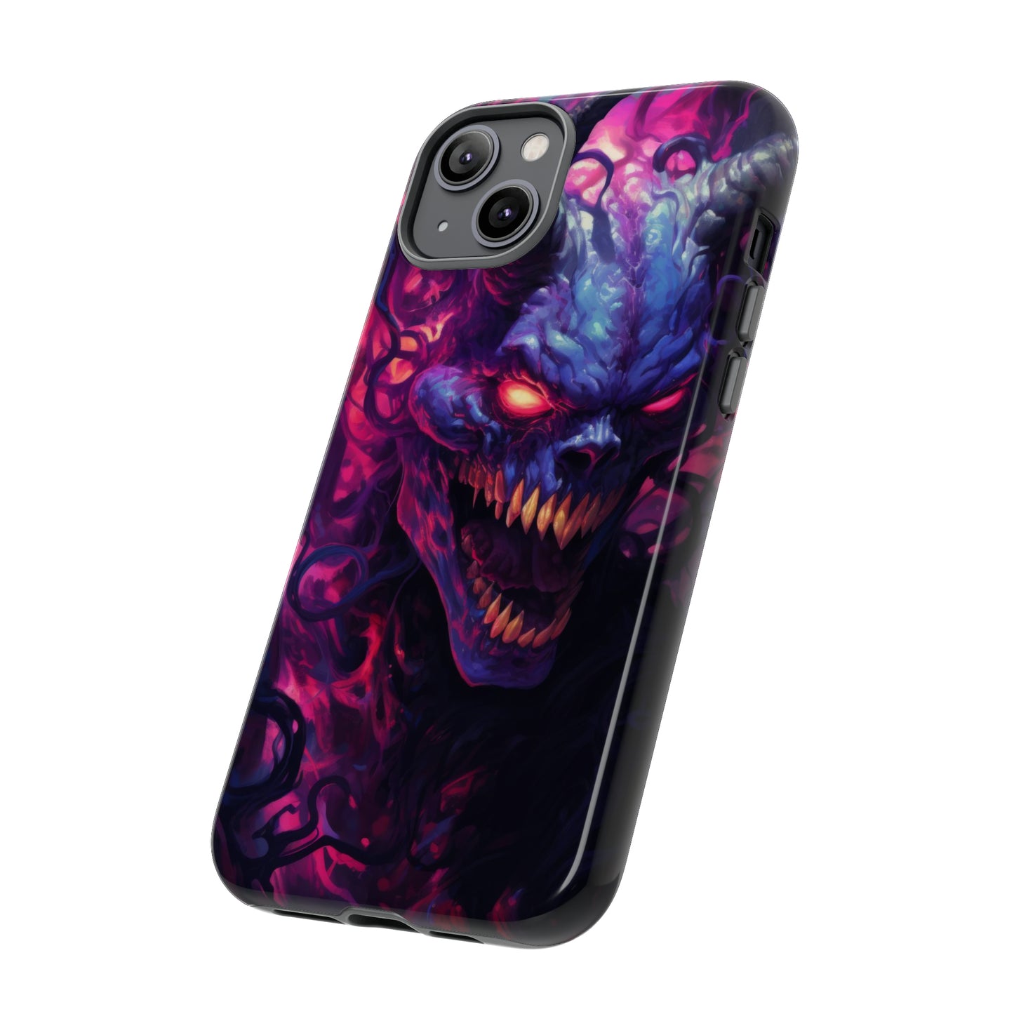 Purple Haze Demon: Ethereal Mist Magic Phone Case for iPhone, Samsung, Pixel