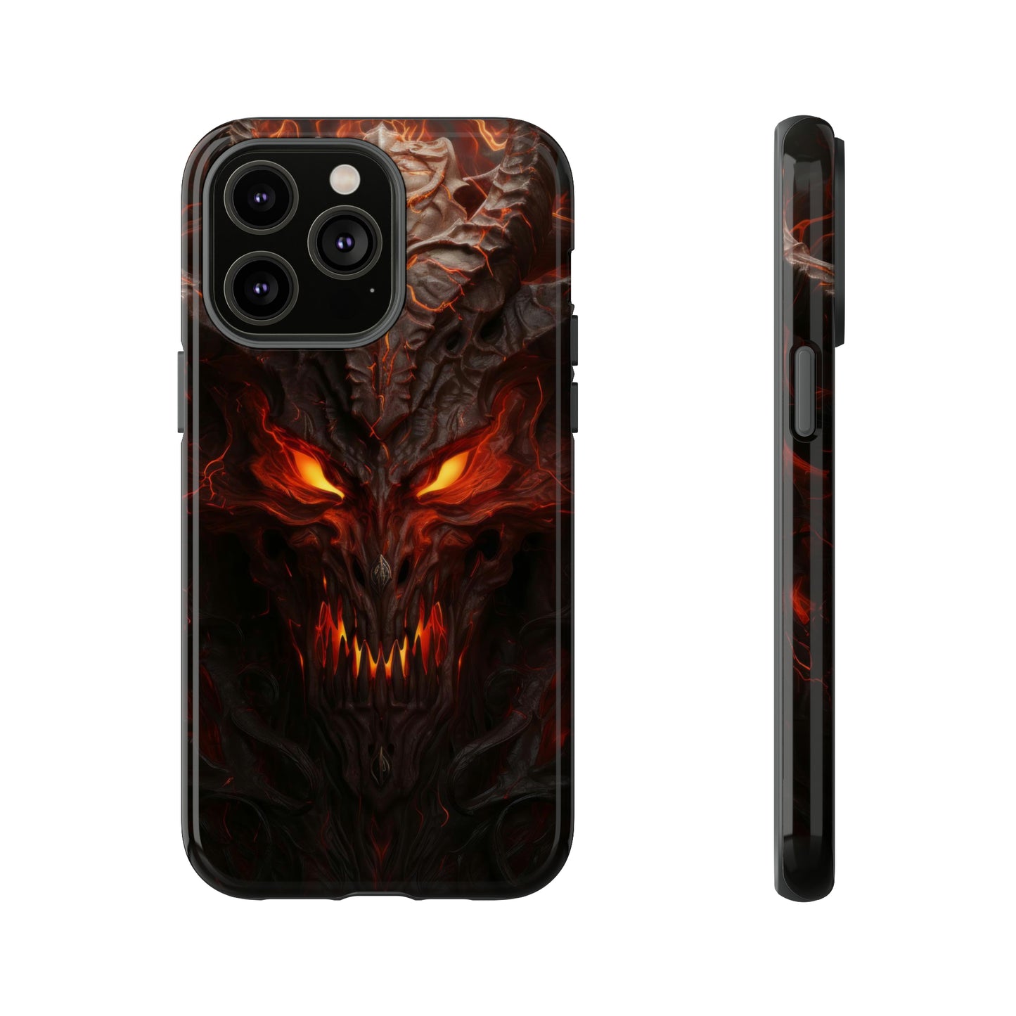 Eternal Inferno: Dragon's Fiery Maw Phone Case for iPhone, Samsung, Pixel